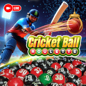 Cricket Ball Roulette scatter slots live casino game